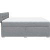 Box spring postel s matrací 180 x 200 cm textil [3285980] (Barva Modrá)