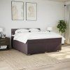 Box spring postel s matrací 180 x 200 cm textil [3285980] (Barva Modrá)