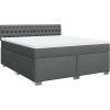 Box spring postel s matrací 180 x 200 cm textil [3285980] (Barva Modrá)