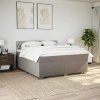 Box spring postel s matrací 180 x 200 cm textil [3285980] (Barva Modrá)