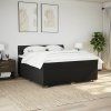 Box spring postel s matrací 180 x 200 cm textil [3285980] (Barva Modrá)