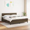 Box spring postel s matrací 180x200 cm textil [3139993] (Barva Světle šedá)