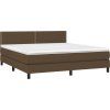 Box spring postel s matrací 180x200 cm textil [3139993] (Barva Světle šedá)