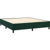 Box spring postel s matrací a LED 180x200 cm samet [3139759] (Barva Černá)