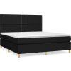 Box spring postel s matrací 180 x 200 cm textil [3142275] (Barva Černá)
