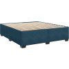 Box spring postel s matrací 180 x 200 cm samet [3288685] (Barva Tmavě šedá)