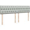 Box spring postel s matrací 180 x 200 cm samet [3290113] (Barva Tmavě šedá)