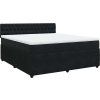 Box spring postel s matrací 180 x 200 cm samet [3290113] (Barva Tmavě šedá)