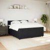 Box spring postel s matrací 180 x 200 cm samet [3290113] (Barva Tmavě šedá)