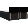 Box spring postel s matrací 180 x 200 cm samet [3290113] (Barva Tmavě šedá)