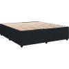 Box spring postel s matrací tmavě 180x200 cm samet [3292413] (Barva Tmavě šedá)