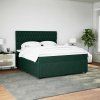 Box spring postel s matrací tmavě 180x200 cm samet [3292413] (Barva Tmavě šedá)