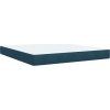 Box spring postel s matrací tmavě 180x200 cm samet [3292413] (Barva Tmavě šedá)