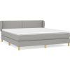 Box spring postel s matrací 160x200 cm textil [3126739] (Barva Modrá)