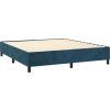 Box spring postel s matrací 160x200 cm samet [3132867] (Barva Světle šedá)