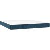 Box spring postel s matrací 160x200 cm samet [3132867] (Barva Světle šedá)