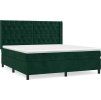 Box spring postel s matrací 160x200 cm samet [3132867] (Barva Světle šedá)