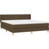 Box spring postel s matrací 160x200 cm textil [3130202] (Barva Tmavě šedá)