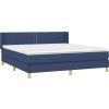 Box spring postel s matrací 160x200 cm textil [3130202] (Barva Tmavě šedá)