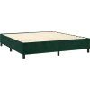 Box spring postel s matrací 160x200 cm samet [3129400] (Barva Tmavě šedá)