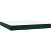 Box spring postel s matrací 160x200 cm samet [3129400] (Barva Tmavě šedá)