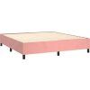 Box spring postel s matrací 160x200 cm samet [3129400] (Barva Tmavě šedá)