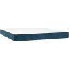 Box spring postel s matrací 160x200 cm samet [3129400] (Barva Tmavě šedá)