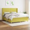 Box spring postel s matrací 160x200 cm textil [3131923] (Barva Černá)