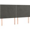 Box spring postel s matrací 160x200 cm samet [3137792]