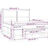 Box spring postel s matrací 160x200 cm samet [3137792]