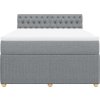 Box spring postel s matrací 160x200 cm textil [3287520] (Barva Modrá)
