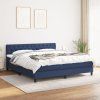 Box spring postel s matrací 160x200 cm textil [3140305] (Barva Světle šedá)