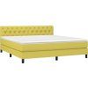 Box spring postel s matrací 160x200 cm textil [3140305] (Barva Světle šedá)