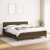 Box spring postel s matrací 160x200 cm textil [3140305] (Barva Světle šedá)