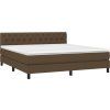 Box spring postel s matrací 160x200 cm textil [3140305] (Barva Světle šedá)
