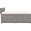Box spring postel s matrací 160x200 cm textil [3285949] (Barva Tmavě hnědá)