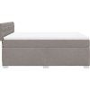 Box spring postel s matrací 160x200 cm textil [3285949] (Barva Tmavě hnědá)