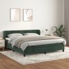 Box spring postel s matrací 160x200 cm samet [3127439]
