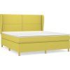 Box spring postel s matrací 160x200 cm textil [3128459] (Barva Modrá)