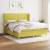 Box spring postel s matrací 160x200 cm textil [3128459] (Barva Modrá)