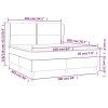 Box spring postel s matrací 160x200 cm samet [3129160] (Barva Tmavě šedá)