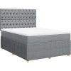 Box spring postel s matrací 160x200 cm textil [3294418] (Barva Taupe)