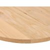 Stolní deska 80x40x2 cm masivní dub oválný [4009037] (Barva Přírodní)
