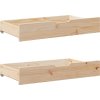 Zásuvky pod postel 2 ks 90 x 55 x 17 cm masivní borovice [850924]
