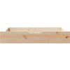 Zásuvky pod postel 2 ks 95 x 55 x 17 cm masivní borovice [850920] (Barva Přírodní)