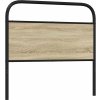 Náhradní čelo postele 90 cm ocel a kompozitní dřevo [4100286] (Barva dub sonoma)