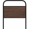 Čelo postele 75 cm ocel a kompozitní dřevo [4100284] (Barva dub sonoma)