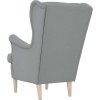 Křeslo obláčkově 74 x 84 x 100 cm textil [4016905] (Barva Šedá)