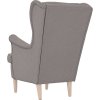 Křeslo obláčkově 74 x 84 x 100 cm textil [4016905] (Barva Šedá)