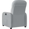 Elektrické polohovací křeslo textil [3302953] (Barva Tmavě šedá)